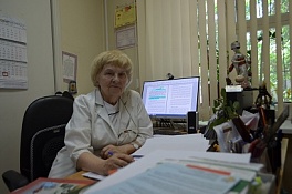 Поздравление с юбилеем ветерана санитарной службы Московской области Лежневой Альбины Борисовны